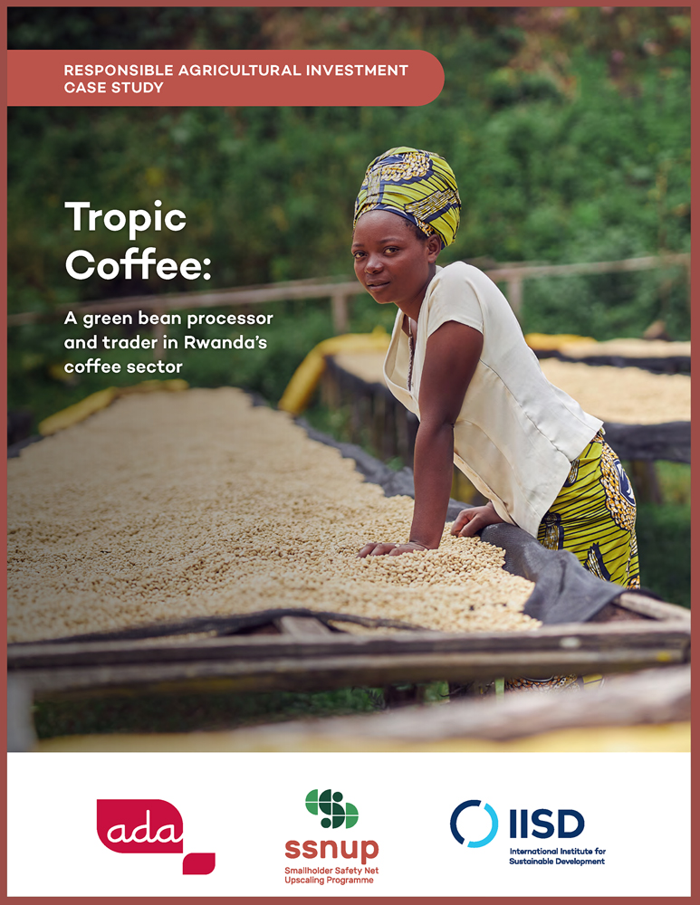 Cover Pratiques agricoles responsables d'un transformateur et négociant de grains verts dans le secteur du café au Rwanda - Tropic Coffee