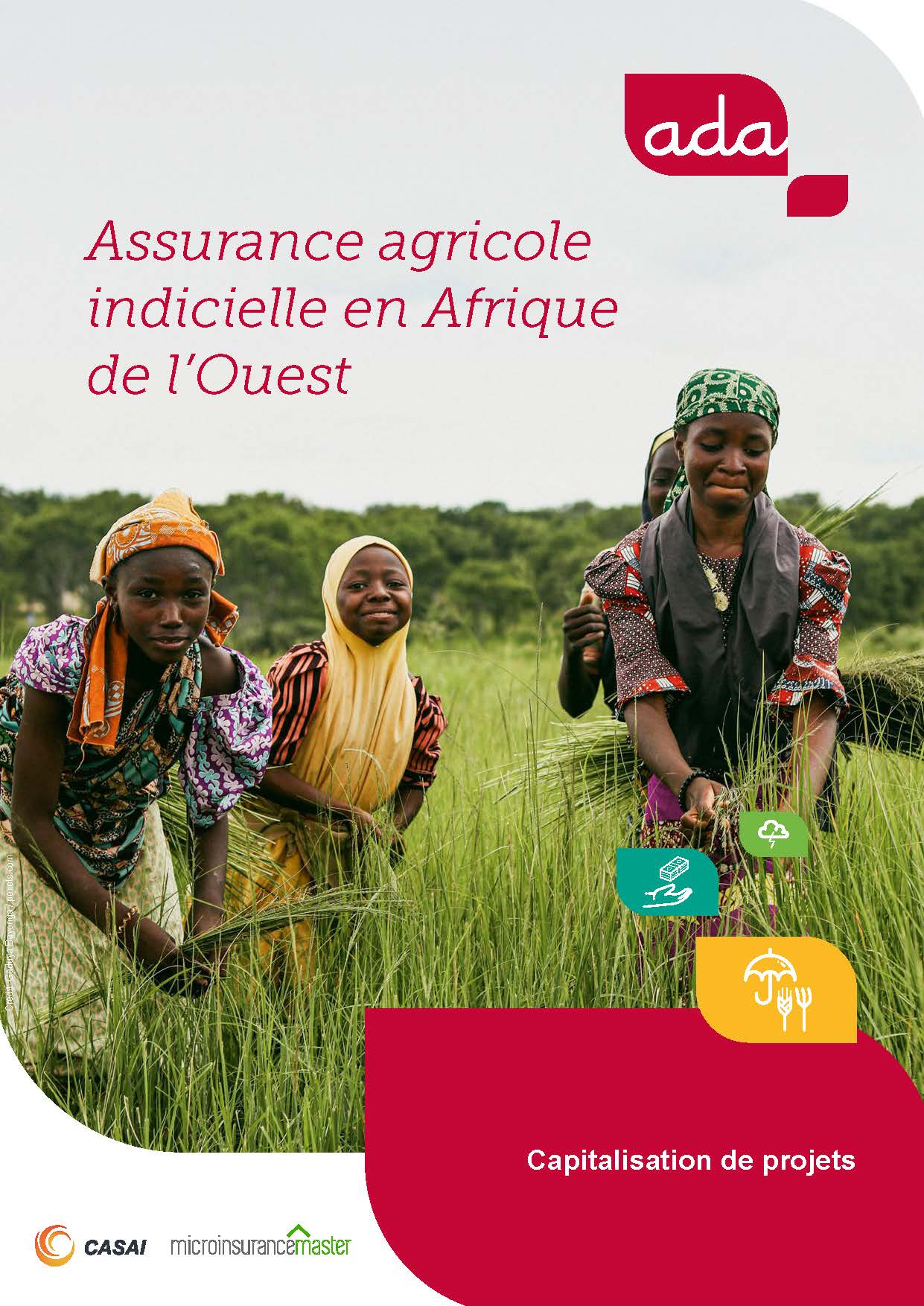 Image de couverture du document avec le titre et une photo de trois femmes africaines dans un champs