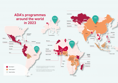 ADA’s programmes around the world in 2023